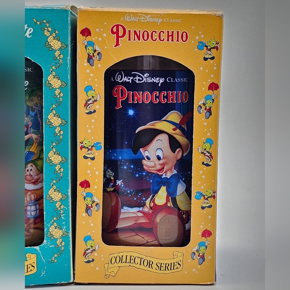 Vintage 1994 Disney Burger King Pinocchio & Snow White Collectors Series Cups - Picture 3 of 10